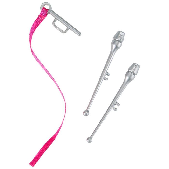 Barbie Gtn65 Muñeca Tú Puedes Ser Gimnasta Rítmica con Leotardo Metalizado, Mazas y Cinta, 30,40cm, +3 años 4 Barbie Gtn65 Muñeca Tú Puedes Ser Gimnasta Rítmica con Leotardo Metalizado, Mazas y Cinta, 30,40cm, +3 años 4