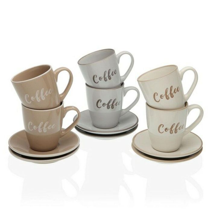 Juego de Tazas con Platos Lieke Té Gres (6 pcs)