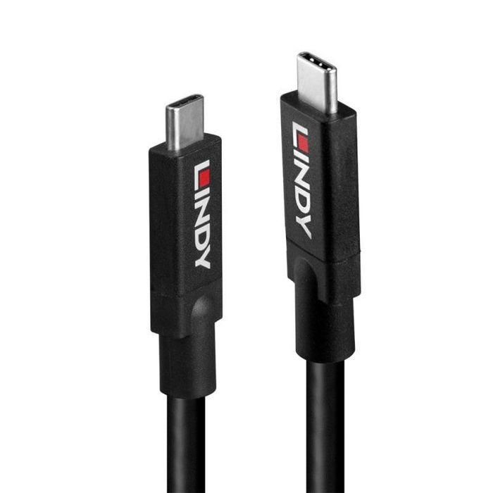 Lindy 8m USB 3.2 Gen 2 C/C Active Cable, Black Lindy 8m USB 3.2 Gen 2 C/C Active Cable, Black