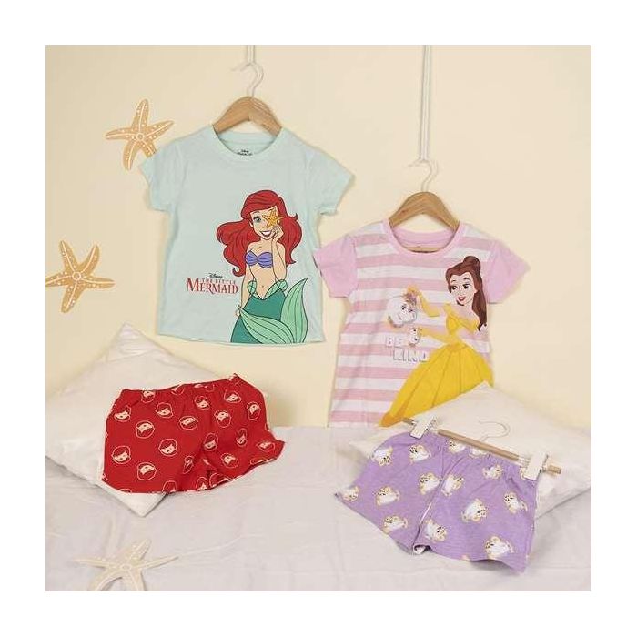 Pijama de Verano Disney Princess Rosa 5 Años 3 Pijama de Verano Disney Princess Rosa 5 Años 3