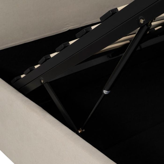 Cama Canapé Beige Tejido Dormitorio 196 X 215 X 97 cm