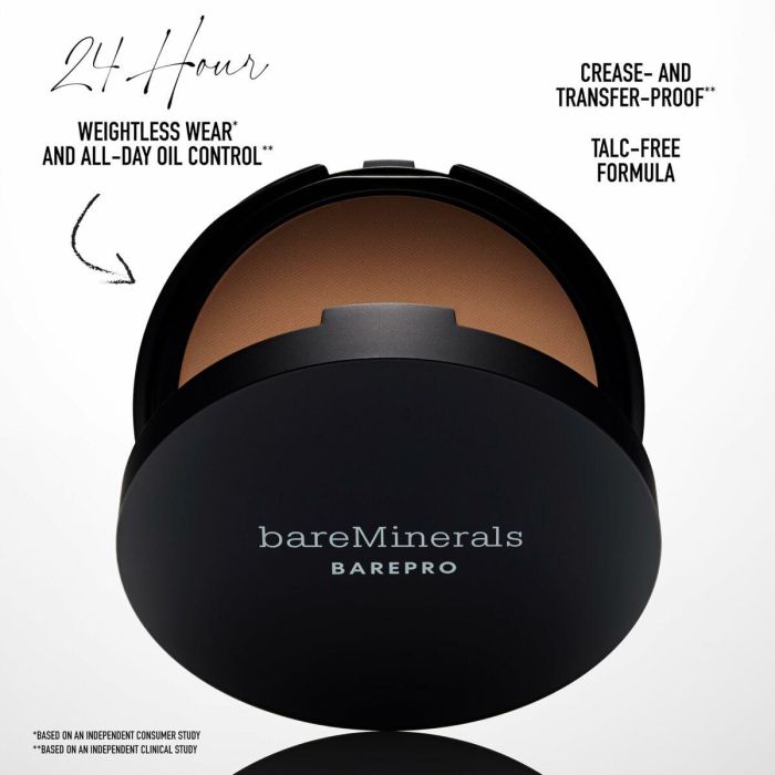 Bare Minerals BAREPRO 24HR Base de Maquillaje en Polvo #15-Fair Cool - 8 gr, Cobertura Total, Acabado Mate, Resistente 24H 6