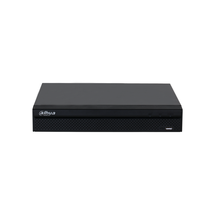 Dahua (DHI-NVR2104HS-P-4KS3) Grabador IP 4 Canales PoE 1HDD 4K con Inteligencia Artificial Compact 1U Negro