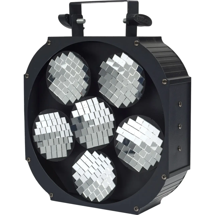 Algamlight Bola De Espejos Motorizada Efecto Profesional 9 Canales DMX Detección Música Automático 20W 2.9kg 320x320x110mm 2