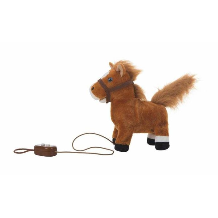 Creaciones Llopis Caballo Musical Interactivo: Camina, Mueve la Colita, Trota y Relincha, 22cm, para Niños +3 Años Creaciones Llopis Caballo Musical Interactivo: Camina, Mueve la Colita, Trota y Relincha, 22cm, para Niños +3 Años