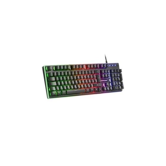 Mars Gaming MCPX Pack Gaming: Teclado H-MECH Híbrido + Ratón Óptico 10000 DPI Ultra-ligero 69g + Alfombrilla XXL - Negro 1