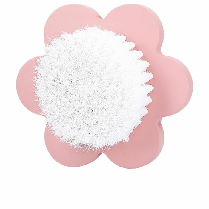 Ilū BAMBOOM Brocha Limpieza Facial, Cerdas Veganas de Bambú Ecológico, Elimina Sebo y Piel Muerta, Sweet Tangerine, 1 unidad