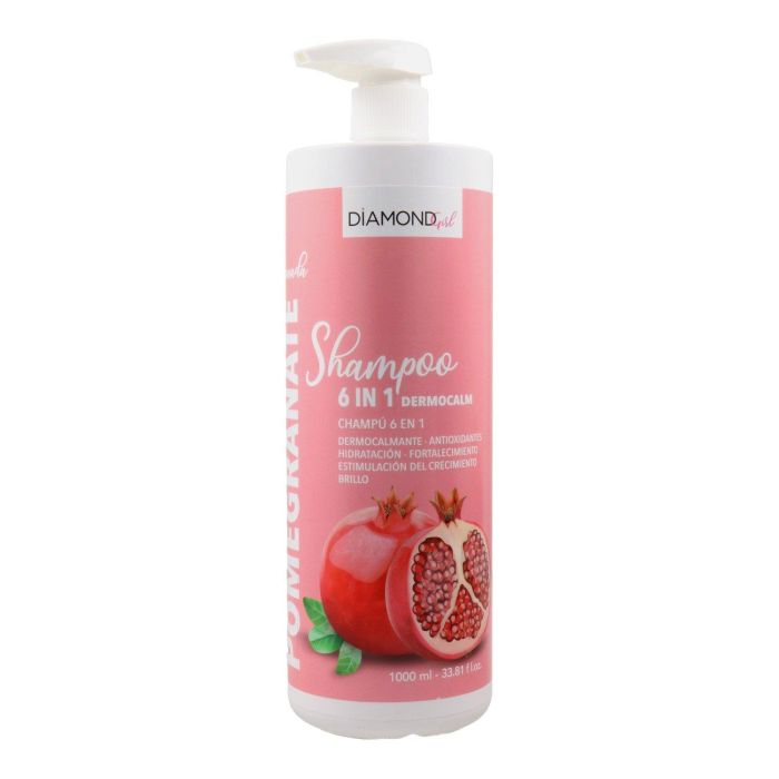 Diamond Girl Champú Hidratante y Fortalecedor del Crecimiento Capilar Pomegranate 1000 ml