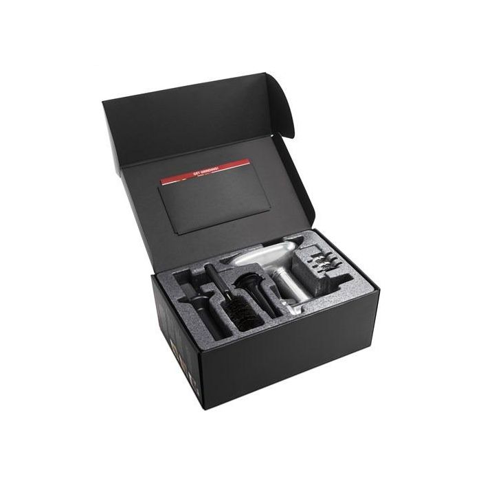 Kitchenaid 5KSMMGA Picadora Metálica de Carne para Alimentos con Discos de Picado Grueso, Mediano y Fino, y Accesorios para Embutir Salchichas 8