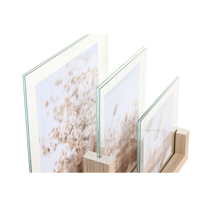 Marco Foto Scandi DKD Home Decor Natural 3.5 x 19 x 15 cm Set de 3 (2 Unidades) 1 Marco Foto Scandi DKD Home Decor Natural 3.5 x 19 x 15 cm Set de 3 (2 Unidades) 1