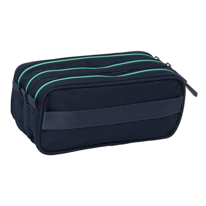 Safta Portatodo Triple Big Real Madrid 2ª Equipación 25/26 - Estuche Escolar 21,5x10x8 cm