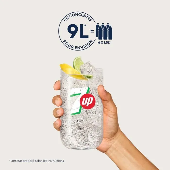 Sodastream Concentrado 7UP 440ml Lote de 6 3 Sodastream Concentrado 7UP 440ml Lote de 6 3