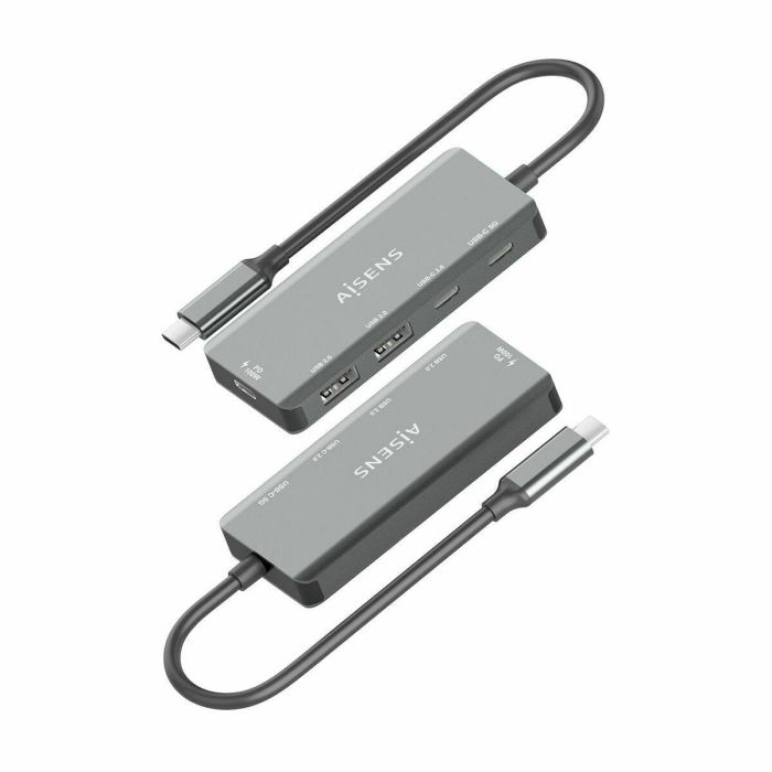 Hub USB Aisens A109-0946 Gris 100 W 4
