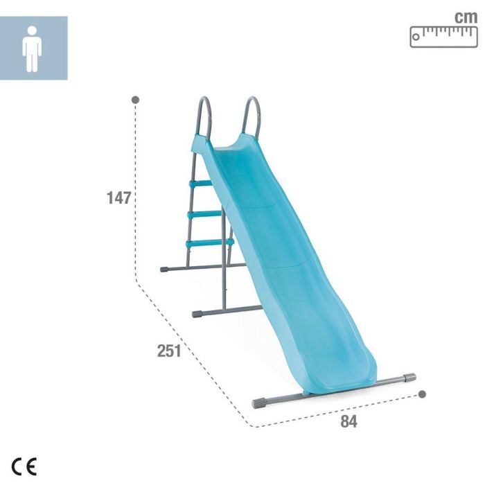 Tobogán de piscina Intex 84 x 147 x 251 cm 3