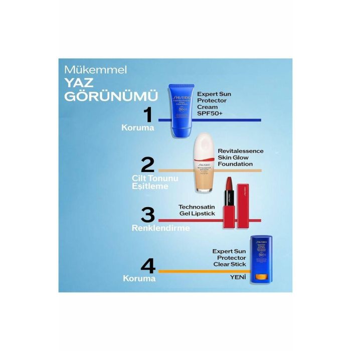 Shiseido M126295-712 Protector Solar Facial Expert Sun Stick Clear SPF50+ Resistente Agua Sudor Anti-edad 20g 6 Shiseido M126295-712 Protector Solar Facial Expert Sun Stick Clear SPF50+ Resistente Agua Sudor Anti-edad 20g 6