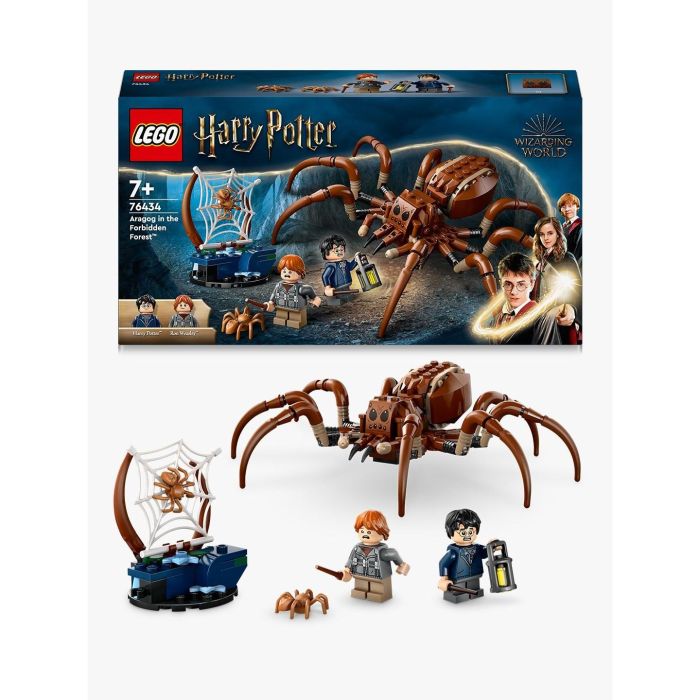 LEGO 76434 Harry Potter: Set de Construcción del Escenario 'Aragog en el Bosque Prohibido' con Araña Gigante de Juguete para Niños 3