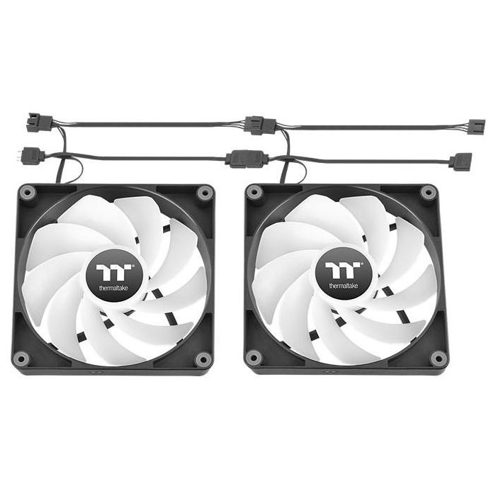 Thermaltake CT120 Reverse ARGB Ventilador para Carcasa PC 12 cm Negro, 500-2000 RPM, 65.82 CFM, 1.87 mmH2O (2 Unidades) 2 Thermaltake CT120 Reverse ARGB Ventilador para Carcasa PC 12 cm Negro, 500-2000 RPM, 65.82 CFM, 1.87 mmH2O (2 Unidades) 2