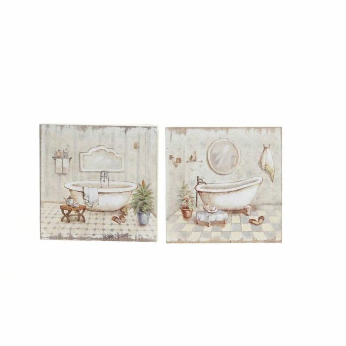 Cuadro DKD Home Decor Madera MDF 20 x 3 x 20 cm