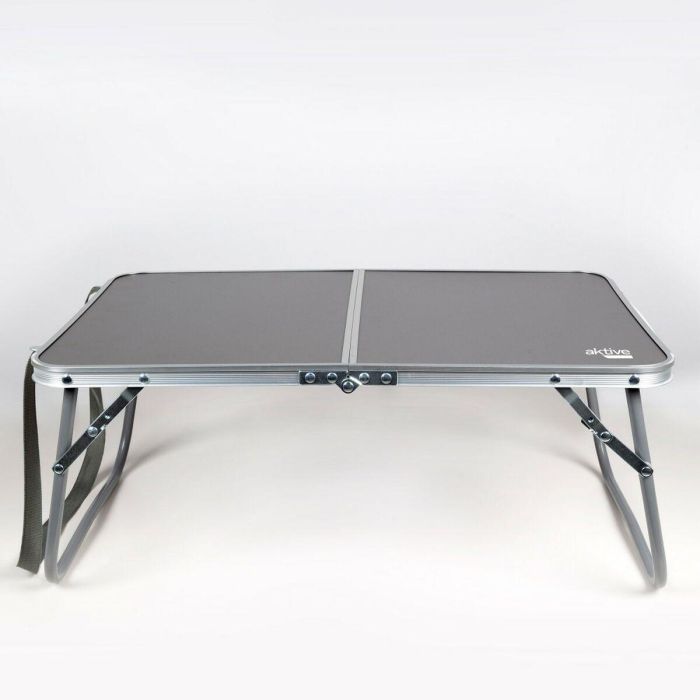 Mesa Plegable Aktive Camping Antracita 60 x 25 x 40 cm (4 Unidades) 5 Mesa Plegable Aktive Camping Antracita 60 x 25 x 40 cm (4 Unidades) 5