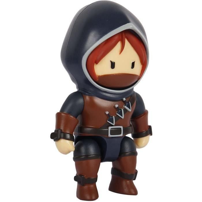 Bandai BAN3701405828387 Figura articulada Stumble Guys Stabby Kate 11 cm con pegatinas 5