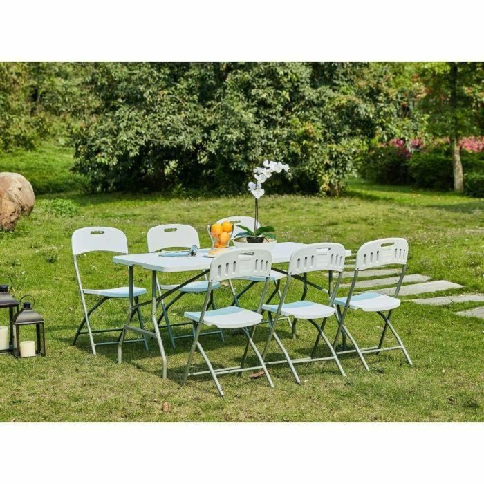 Mesa plegable - 180 cm - 8 personas - plástico 1 Mesa plegable - 180 cm - 8 personas - plástico 1