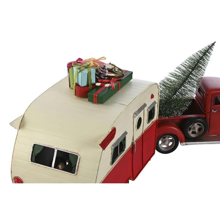 Vehiculo Decoracion Navidad Tradicional DKD Home Decor Rojo 19 x 28.5 x 73 cm 2