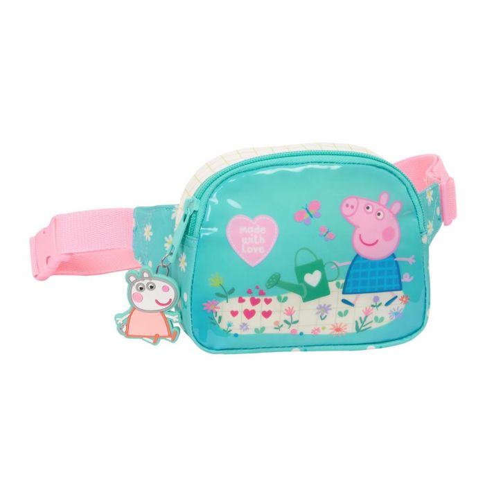 Riñonera Safta Infantil Peppa Pig Pretty Flowers 110x140x40 mm Riñonera Safta Infantil Peppa Pig Pretty Flowers 110x140x40 mm