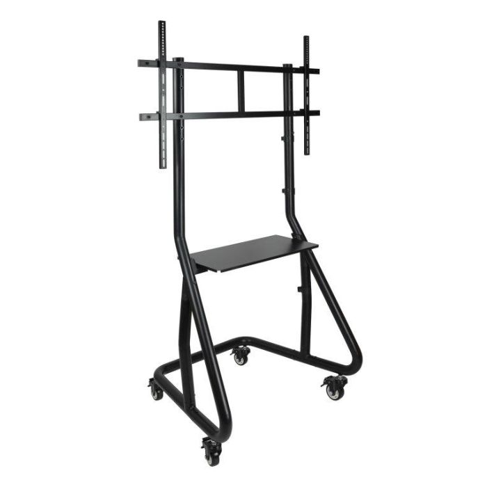 TooQ FS20200M-B - Soporte de Suelo TV/Monitor con Ruedas para Pantallas 60"-105", 100kg, Ajustable en Altura, Negro TooQ FS20200M-B - Soporte de Suelo TV/Monitor con Ruedas para Pantallas 60"-105", 100kg, Ajustable en Altura, Negro