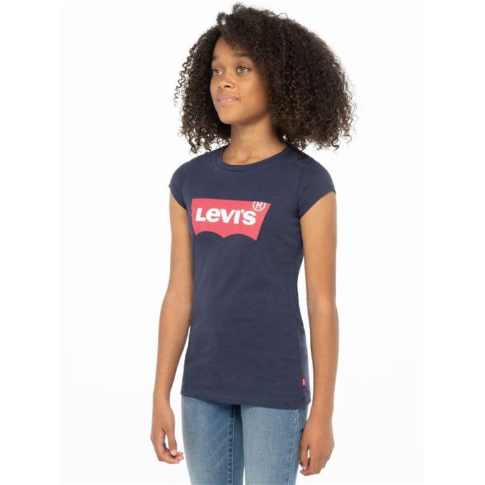 Camiseta de Manga Corta Infantil Levi's Batwing Azul oscuro 13-15 Años