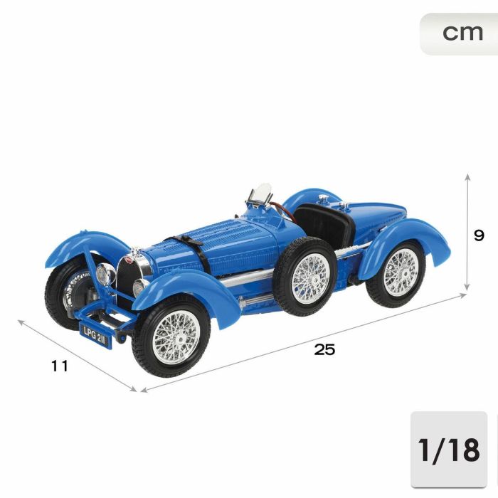 Coche Bburago GT Bugatti Type 59 1:18 3 Coche Bburago GT Bugatti Type 59 1:18 3