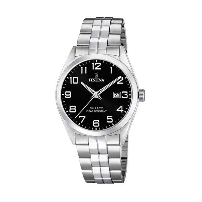 Reloj Hombre Festina F20437/4 Negro Plateado (Ø 40 mm) Reloj Hombre Festina F20437/4 Negro Plateado (Ø 40 mm)