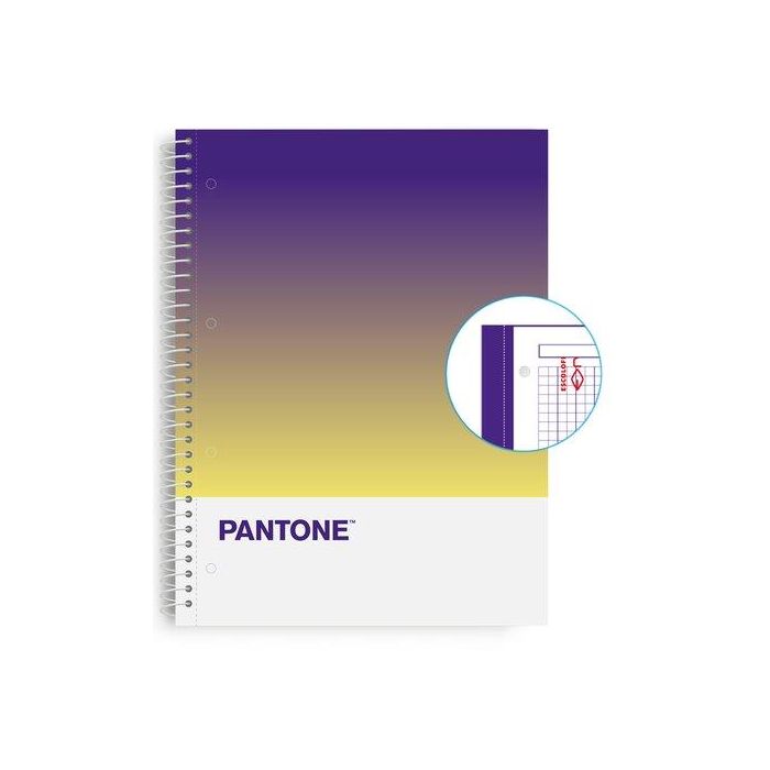 Bloc Escolofi Notebook Pantone Together A4 80H Cuadric.5X5 90G Time (Set de 5)