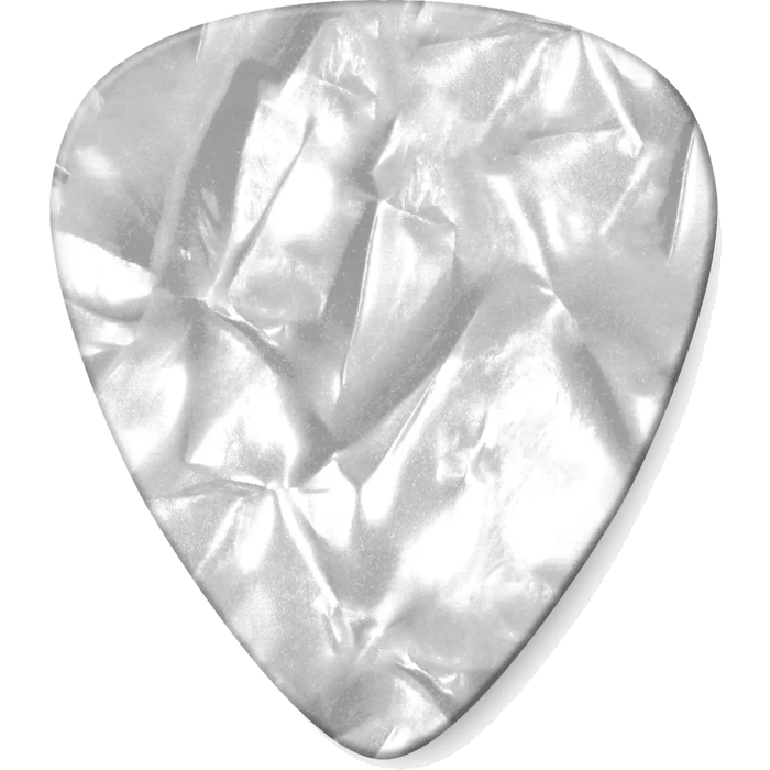 Dunlop Pack 72 Púas Genuine Celluloid Blanco Perlado - Medium 1