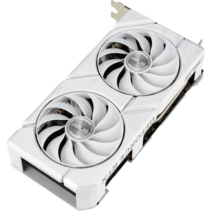Asus 90YV0JCB-M0NA00 Tarjeta Gráfica Dual GeForce RTX 4060 EVO OC White Edition 8GB GDDR6 DLSS 3 4