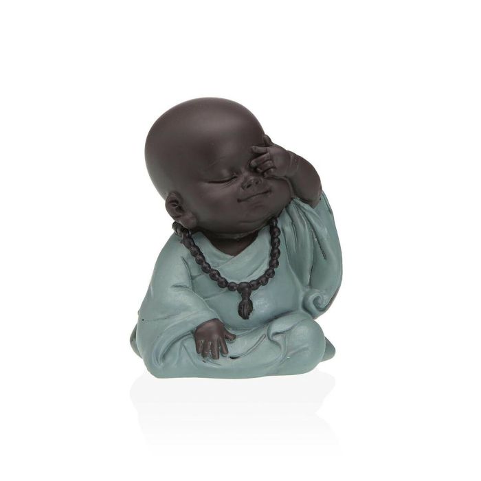 Figura Decorativa Versa Resina Buda 7 x 9,5 x 8 cm