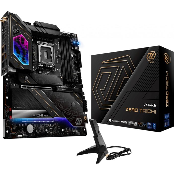 ASRock Z890 TAICHI 1851 ATX Placa Base para Intel LGA 1851, Soporte DDR5, HDMI, USB-C 0 ASRock Z890 TAICHI 1851 ATX Placa Base para Intel LGA 1851, Soporte DDR5, HDMI, USB-C 0