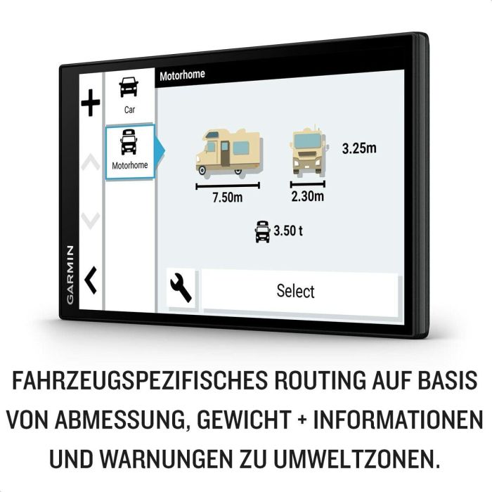 Garmin Camper 795 Navegador GPS Fijo para Autocaravanas con Pantalla Táctil 7" TFT 1024x600 32GB Negro 5 Garmin Camper 795 Navegador GPS Fijo para Autocaravanas con Pantalla Táctil 7" TFT 1024x600 32GB Negro 5