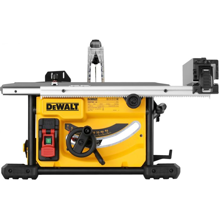 DeWALT DWE7485 Sierra de Mesa 210 mm, 1850 W, 6.5 cm Profundidad de Corte, para uso profesional