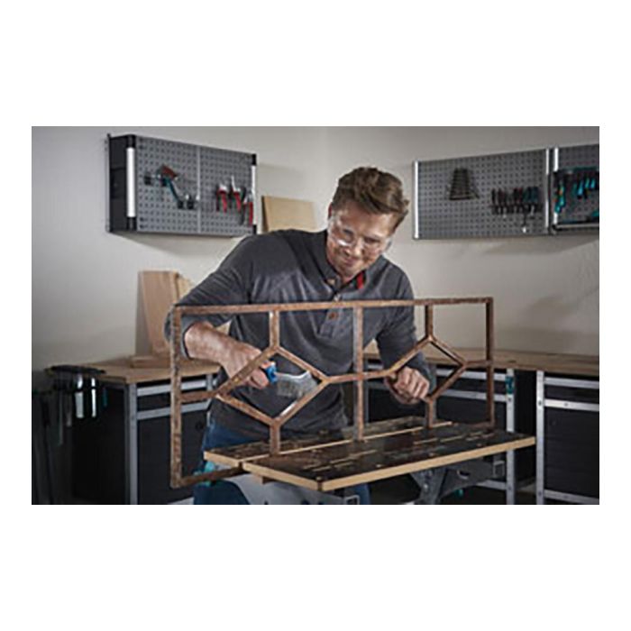 Wolfcraft Cepillo metálico de mano, acero, mango de plástico 265mm 2715000 2