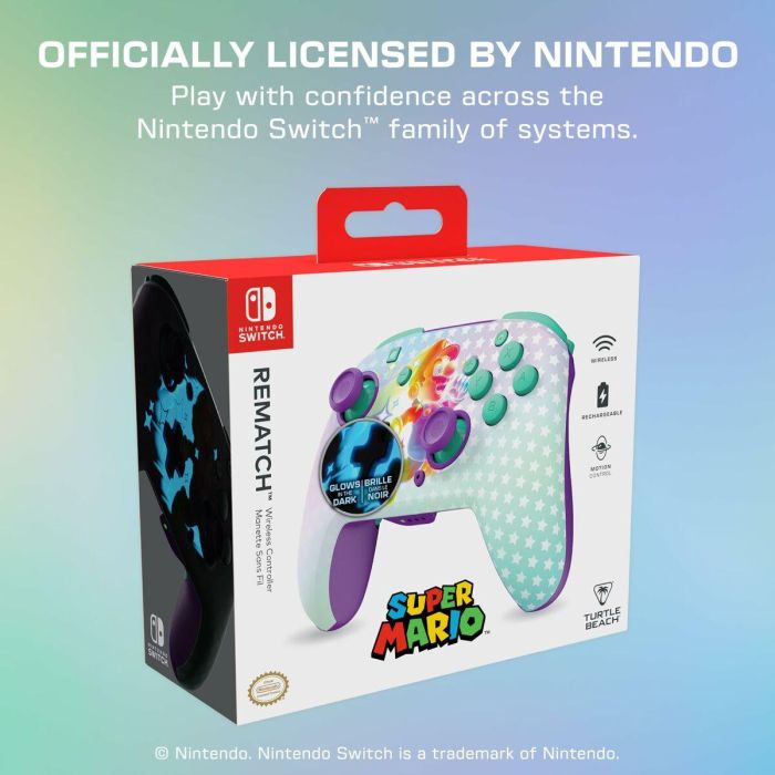 Turtle Beach TBC-8101-95 Mando Inalámbrico Rematch Invincible Mario para Nintendo Switch 3 Turtle Beach TBC-8101-95 Mando Inalámbrico Rematch Invincible Mario para Nintendo Switch 3