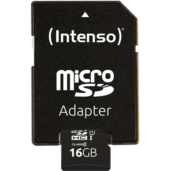 CARD Micro Card 16GB Intenso SD-HC UHS-I inkl. SD- Adapter retail 3