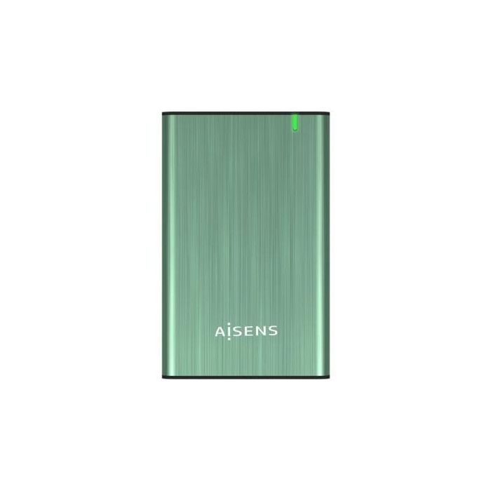 Aisens ASE-2525SGN Caja Externa Disco Duro 2.5" USB 3.0 5.0Gbps UASP SATA Aluminio Sin Tornillos Verde Aisens ASE-2525SGN Caja Externa Disco Duro 2.5" USB 3.0 5.0Gbps UASP SATA Aluminio Sin Tornillos Verde