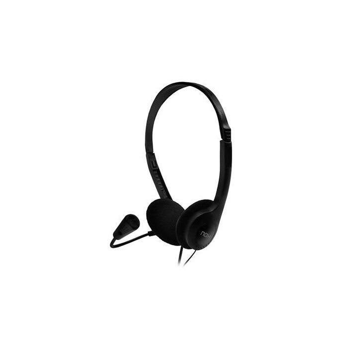 Auriculares con Micrófono Nox Voice One Negro Auriculares con Micrófono Nox Voice One Negro