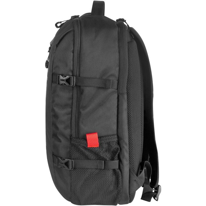 GENESIS Pallad 410 Mochila para Portátil 15.6" Universal, Impermeable, Poliéster 1680D, Senderismo Urbano Negro 3