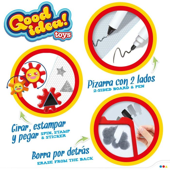 Pizarra magnética Colorbaby Doble cara (6 Unidades) 2 Pizarra magnética Colorbaby Doble cara (6 Unidades) 2