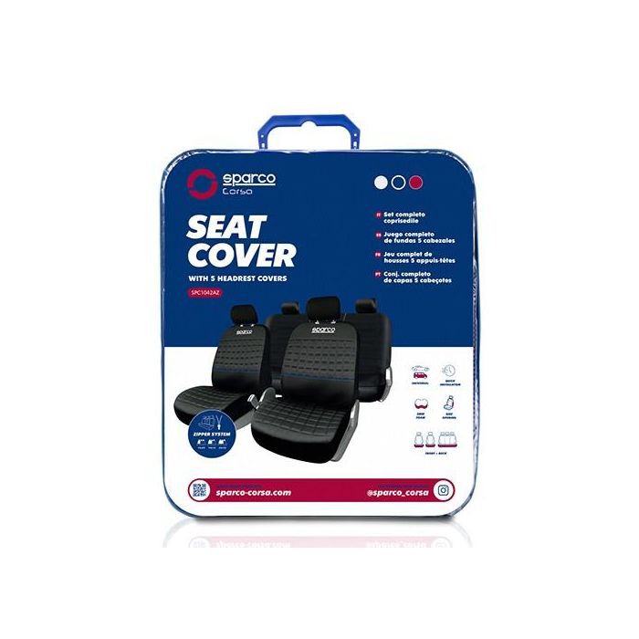 Juego Fundas Lazio Azul Cs6 SPC1042AZ 3 Juego Fundas Lazio Azul Cs6 SPC1042AZ 3