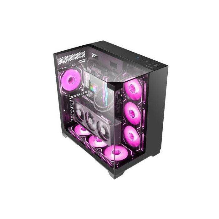Caja Minitorre Micro ATX / ITX Mars Gaming MCVISION Negro 1