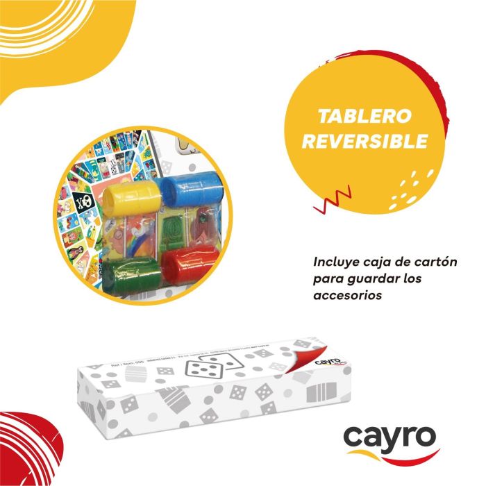 Tablero de Parchís y Oca Cayro Multicolor 250 g 15