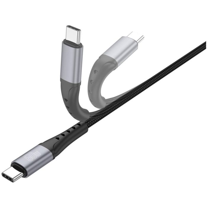 4smarts USB-C Kabel PrimeCord 60W 1.5m. schwarz 4