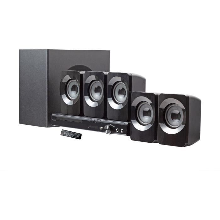 Home Cinema 5.1 con base Basse - Invalory - Bluetooth - Función del reproductor de DVD 1